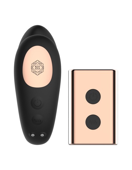 Vibro pour couple C-Shape  - Rosy Gold